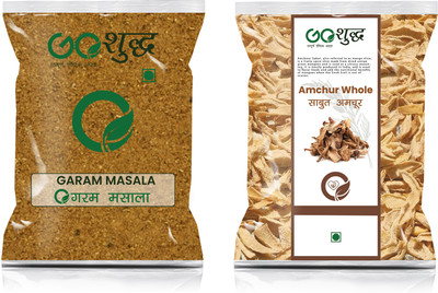Goshudh Amchur Sabut 1Kg & Garam Masala 100gm Combo Pack 1100g(2 x 550 g)