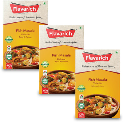 Flavarich Fish Masala, Pack of 3, 100 Grams each(3 x 100 g)