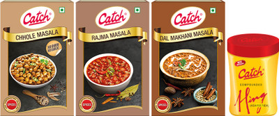 Catch Chhole, Rajma, Dal Makhani, Hing Punjabi Combo(4 x 87.5 g)