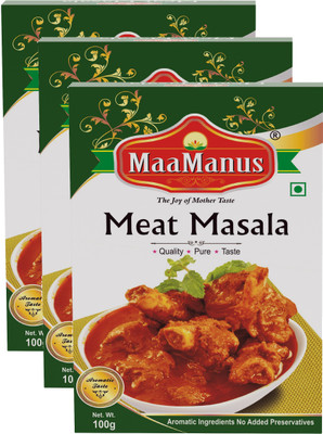 MaaManus Meat Masala |Easy to Cook 100g, Pack of 3(3 x 100 g)
