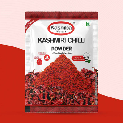 KASHIBA MASALA Kashmiri Chilli Powder – Mild Heat, Vibrant Color & Rich Flavor!(100 g)