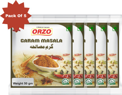 testofo Garam Masala Powder 50g Pack of 5 | Authentic Spices Blend for Rich & Flavorful(5 x 50 g)