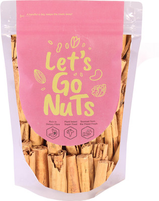 Let's GoNuts Aromatic Ceylon Cinnamon Sticks Dalchini(2 x 50 g)