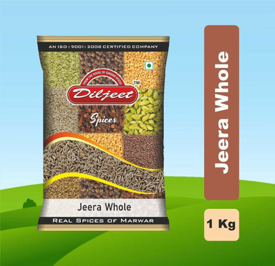 DILJEET SPICES cumin Whole/jeera /seeds/caraway(1 kg)