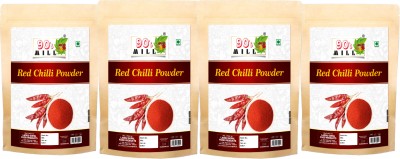 90's MILL A++ Hot Red Chilli Powder / Tikha Laal Mirch Powder / Lal Mirchi Powder-80Gx4Pk(4 x 80 g)