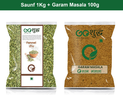 Goshudh Garam Masala 100gm & Saunf 1Kg Combo Pack 1100g(1100 g)