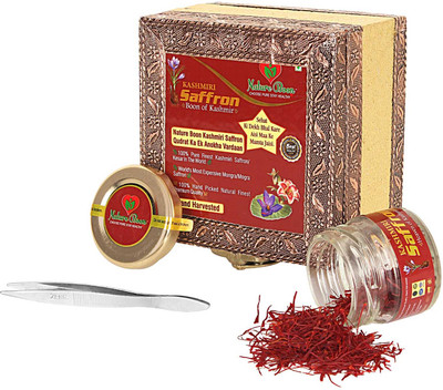 Nature's Boon Pure Kashmiri Kesar/Saffron,Best Quality A++ Saffron Threads(5 g)