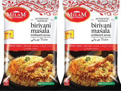 MELAM Biriyani Masala - Pack of 2(2 x 100 g)