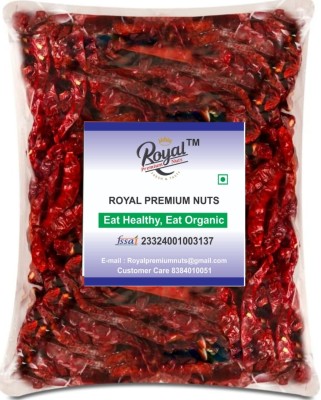 Royal Premium Kashmiri Mirch Whole & Dry 500g (Lal Mirchi Sabut) Chilli(500 g)