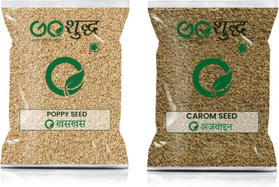 Goshudh Ajwain 1Kg & Khas Khas 100gm Combo Pack 1100g(2 x 550 g)