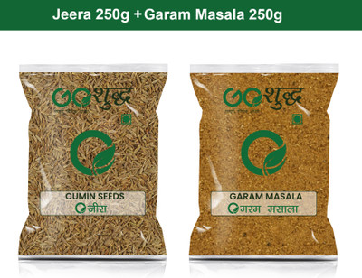 Goshudh Garam Masala 250gm & Jeera 250gm Combo Pack 500g(500 g)