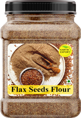 Kartik Export Whole Ground Flax Seed Flour Alsi Powder Excellent for Rotis and Baking(250 g)