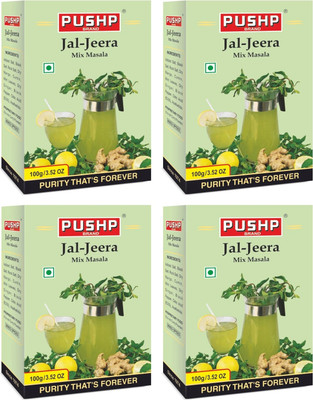 Pushp Brand Jal Jira Masala Box (Pack of 4, 100g in each)(4 x 100 g)