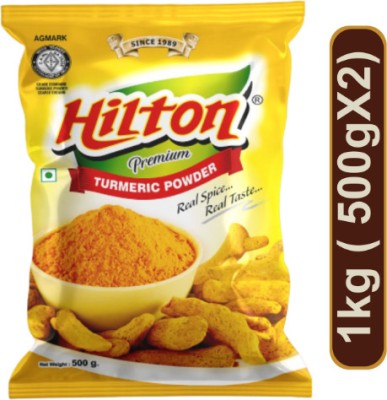 HILTON 1Kg Turmeric Powder Each Pack 500Gm(2 x 500 g)