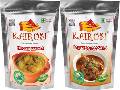 KAIRUSI Chicken Masala and Mutton Masala Combo Offer(2 x 200 g)
