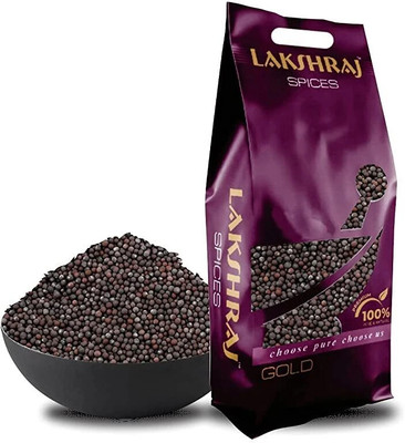 LAKSHRAJ SPICES Bold Mustard SEEDS 1Kg |Sarso/Raydo(1 kg)