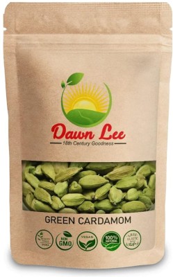 Dawn Lee Green Cardamom Whole 8mm Hari Elaichi Natural Ilaichi Seeds for Tea/Milk/Sweet(200 g)