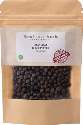 Seeds And Hands Tellicherry Special Extra Bold Black Pepper/Kali Mirch Whole(50 g)