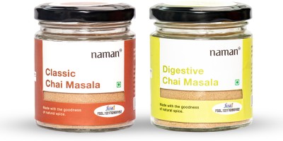 NAMAN Authentic Chai Masala Combo Classic & Digestive Flavour (Pack of 2)(2 x 50 g)