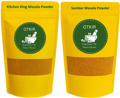 Otkir Home Made Kitchen King Masala And Sambar Masala Powder Combo Pack- 50 Gram Each(2 x 50 g)