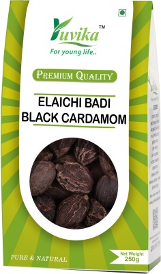 yuvika Elaichi Badi - Badi Elaichi - Elettaria cardamomum - Black Cardamom(250 g)