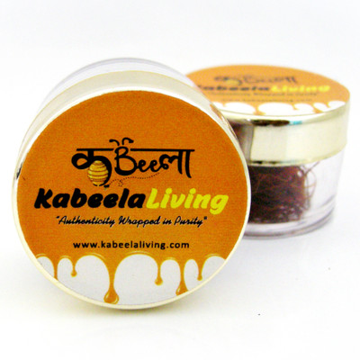 kabeela living Kashmiri Mongra Saffron, Kashmir Kesar 1 gm(1 g)