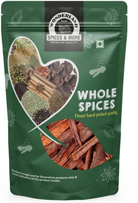 WONDERLAND Foods Premium Quality Whole Cinnamon (Dalchini)(2 x 125 g)
