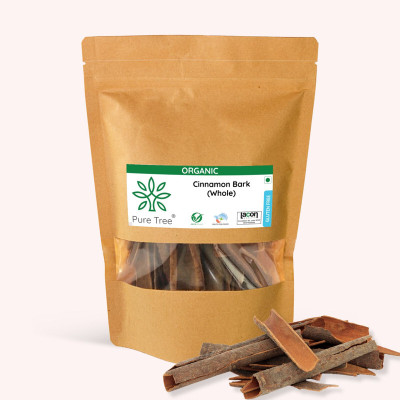 Pure Tree Organic Cinnamon Bark Dalchini(100 g)