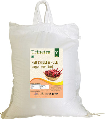 Trinetra Lal Mirch Sabut / Red Chilli Whole 500gm Pack(500 g)