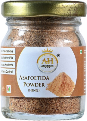 AESTHETIC HUB Strong Natural Asafoetida Pure Hing | Hand Pounded Pure Kadak Heeng(100 g)