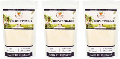 SATVIK AAHAR Coconut Powder | Natural, Tasty & Instant | Perfect for Daily Recipes(3 x 250 g)