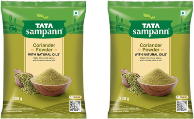 Tata SAMPANN CORIANDER/DHANIYA POWDER WITH NATURAL OILS PACK OF 2(2 x 200 g)