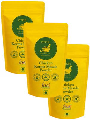 Otkir Chicken Korma Masala Powder (100 Gram Pouch - Pack Of 3) No Added Preservatives(3 x 100 g)