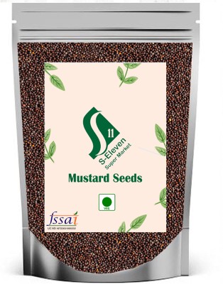 S Eleven Super Market Natural Small Mustard Seeds/Ava Ginjalu/Sarso/Whole Rai(2 kg)