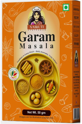 Nairuti Vyutpadan Garam Masala 50g | Pure Aromatic Indian Spice Blend | All Sabji Masala(50 g)