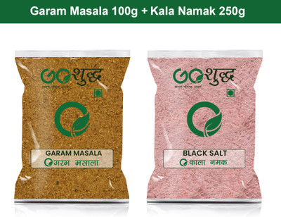 Goshudh Kala Namak 250g & Garam Masala 100gm Combo Pack 350g(350 g)