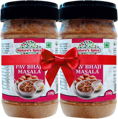 Nature's Spice Organic Pav Bhaji Masala, Combo Pack of 2x100 Grams(2 x 100 g)