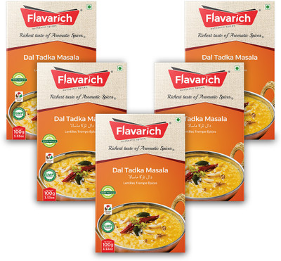 Flavarich Dal Tadka Masala, Pack of 5, 100 Grams each(5 x 100 g)