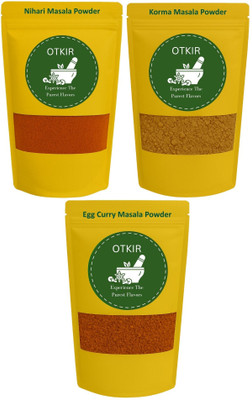 Otkir Home Made Nihari Masala Korma Masala Egg Curry Masala Powder Combo- 50 Gram Each(3 x 50 g)