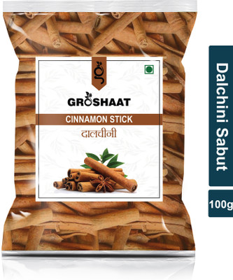 Groshaat Dalchini (Cinnamon Stick)- 100gm Pack(100 g)