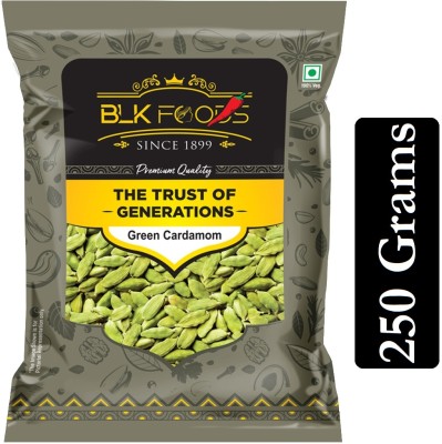 BLK FOODS Daily Green Cardamom Whole (Choti Elaichi Sabut)(250 g)