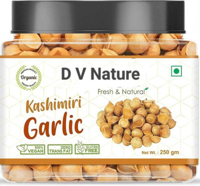 DV Nature Kashmiri Garlic | Himalayan Single Clove Garlic | Kashmiri Lehsun |Snow Mountain(250 g)