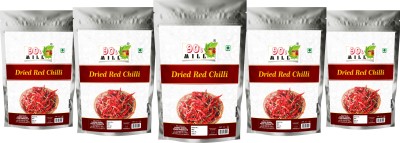 90's MILL Dried Red Stick Chilly Red Chilli/Lal Mirch||Laal Mirch/Dry Red Chilli-80Gx5Pk(5 x 80 g)