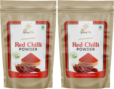 HM Spice Mix Chilli Powder 400g (200g x 2) | Natural Lal Mirchi Powder | Pure & Natural(2 x 200 g)