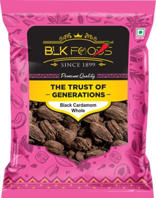 BLK FOODS Select Black Cardamom Whole (Badi Elaichi Sabut)(100 g)