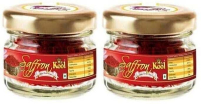 Mr.Kool Natural and Premium A++ Grade Kashmiri Kesar/ Saffron(2 x 1 g)