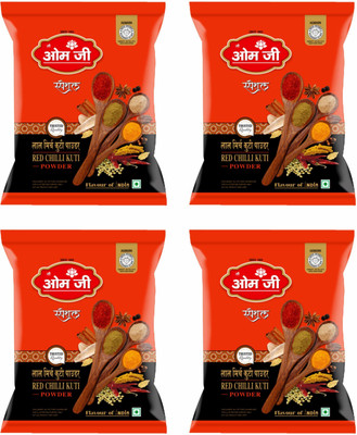 JEE OM JEE RED CHILLI KUTTI 500GM (PACK OF 4)(4 x 0.5 kg)