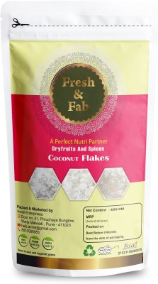 Fresh & Fab Masala Coconut Flakes (Sukha Nariyal Flakes) - 400 gm(400 g)