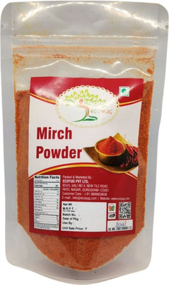 ECOYUG Red Hot Chilli Powder Pouch Pack with No Added Flavours and Colours(250 g)