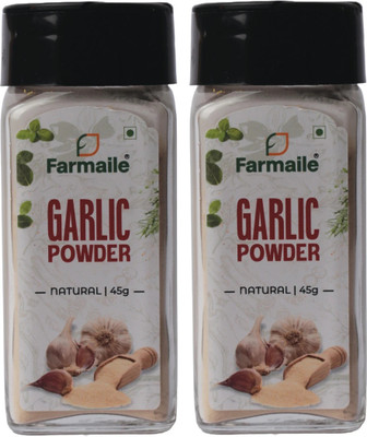 Farmaile Pack Of 2 Organic Garlic Powder (Lehsun Powder) for Cooking(2 x 45 g)